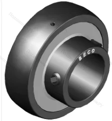 Высокотемпературный корпусной подшипник UC 215 BHTS ZZ GR CG 350° BECO в Белгороде