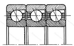 Модификация подшипника 666315Л размер 75x160x111