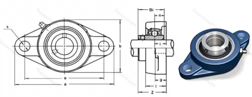 Подшипниковый узел UCFL 206 в Белгороде