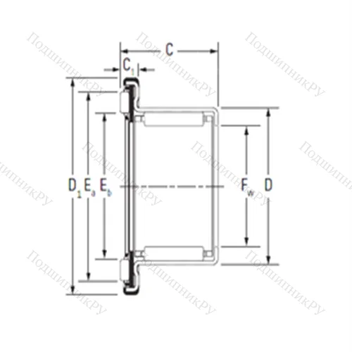 Подшипник комбинированный RAX 715