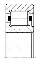 Подшипник NJ 2312 размер 60x130x46