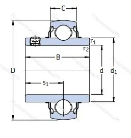 Корпусный подшипник YAR 205-2RF в Белгороде