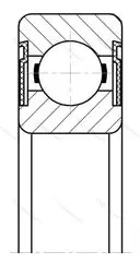 Подшипник  62305-2RS (180605) размер 25x62x24 от производителя  SKF