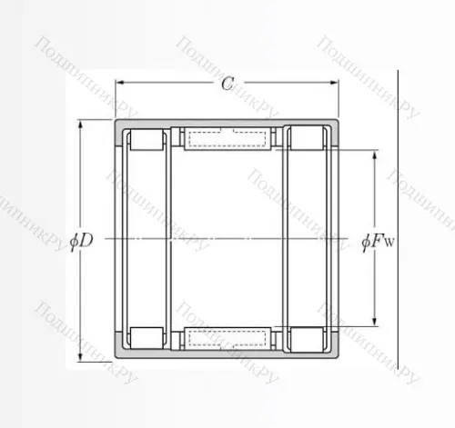 Подшипник обгонной муфты обгонная муфта  FCB 20 (KOYO) в Белгороде