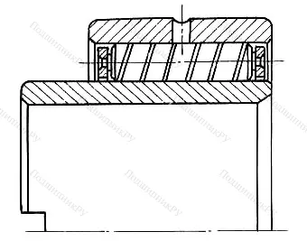 Модификация подшипника 15832 размер 160x290x170