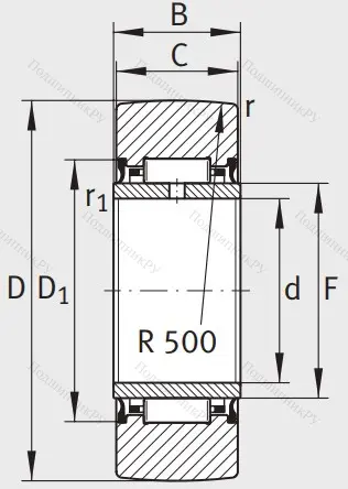 Подшипник NA 2202 2RSR