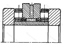 Подшипник ZARN 4580TN/P 4 размер 45x80/70x60