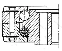 Модификация подшипника 3687/810К размер 810x1000x75