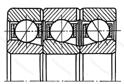 Модификация подшипника 22-1246932КУ12 размер 160x220x84