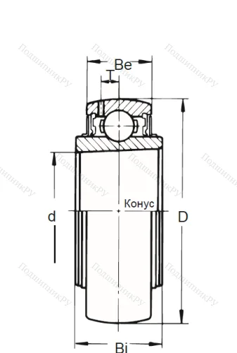 Корпусный подшипник UK 309 в Белгороде