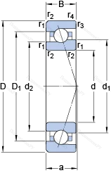 Подшипник 7002 ACE/HCP 4A