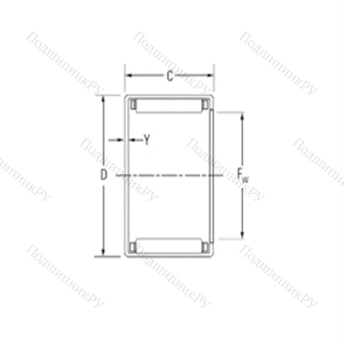 Подшипник игольчатый радиальный