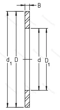 Игольчатый подшипник кольцо упорное LS 2542 от производителя  INA