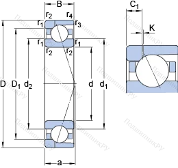 Подшипник 71934 CD/P 4AH 1 в Белгороде