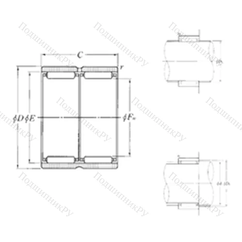 Подшипник игольчатый радиальный RNAO-15?23?20ZW