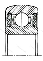 Модификация подшипника 580204АК размер 20x47x14