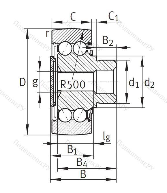 Подшипник ZL 5204 DRS