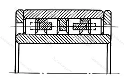 Подшипник  NNU 6064 (6462164) размер 320x480x290