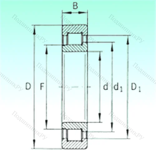 Подшипник роликовый радиальный SL 192316