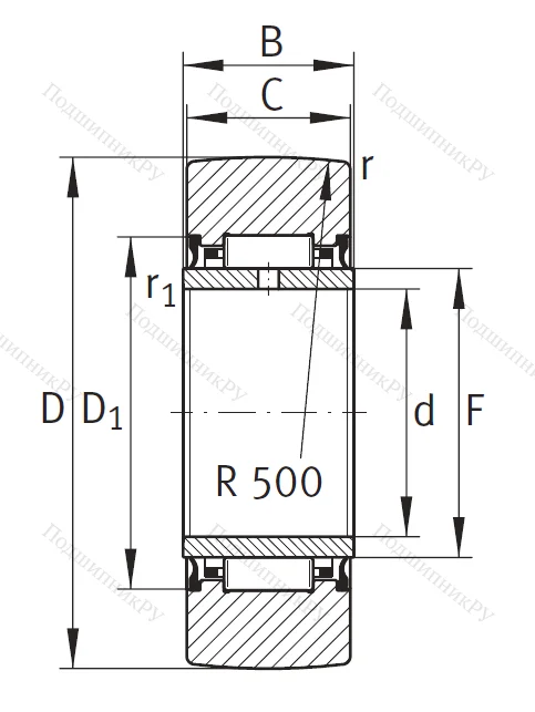 Подшипник NA 2204 2RSR