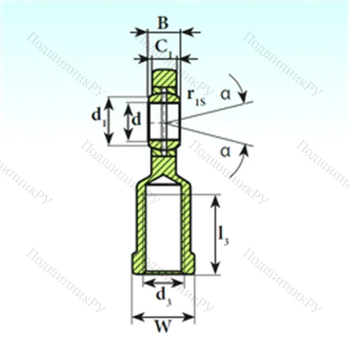 Подшипник скольжения сферический SI 70 ES от производителя  ISB