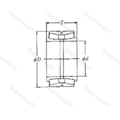 Подшипник роликовый радиально-упорный 46T 080804 от производителя  KOYO