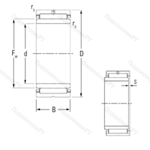Подшипник игольчатый радиальный