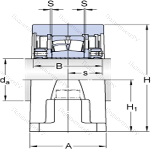 Стационарные роликоподшипниковые узлы (SKF ConCentra, для дюймовых валов) SYR 1 15/16 N-118