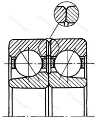 Подшипник  336212 размер 60x110x44