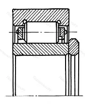 Модификация подшипника 180613 размер 65x140x48 ГОСТ 520-89