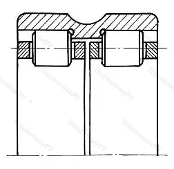Модификация подшипника 5-432902Р1 размер 14,6x28x15,6