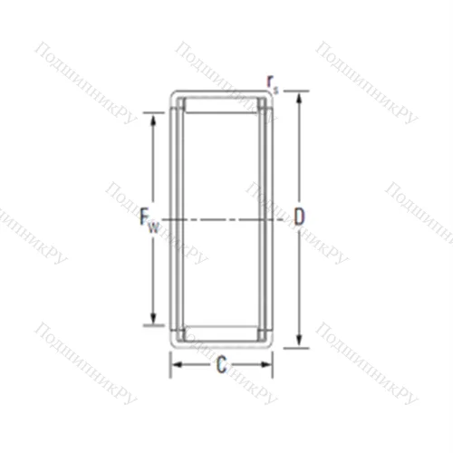 Подшипник игольчатый радиальный YTM 405421JAM