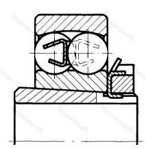 Подшипник  2207K+H 307 (11506) размер 30x72x23/35