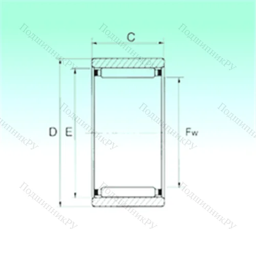 Подшипник игольчатый радиальный RNAO 16x24x13