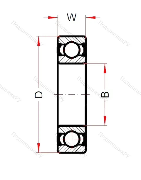 Высокотемпературный подшипник 6210 BHTS ZZ 280°