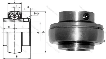 Корпусный подшипник UC 205 в Белгороде