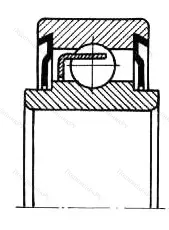 Модификация подшипника 35-2310118Е3С1 размер 90x140x30/40