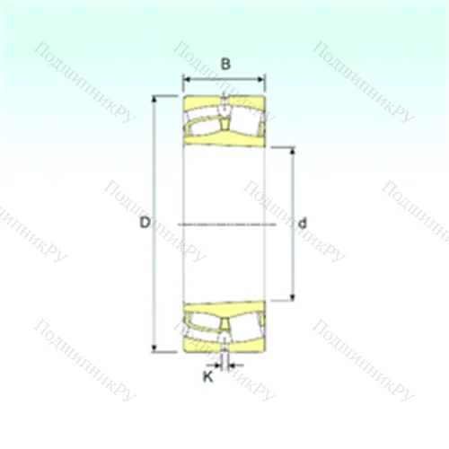 Подшипник роликовый радиальный самоцентрирующийся 21311 K от производителя  ISB