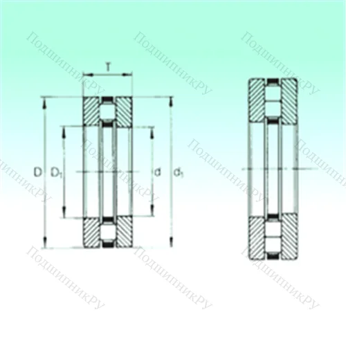 Подшипник роликовый упорный 89417-M