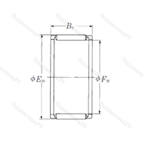 Подшипник игольчатый радиальный FWF-242817 от производителя  NSK
