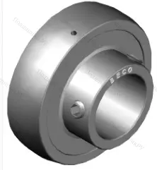 Высокотемпературный корпусной подшипник UC 205 BHTS ZZ C 4 200° BECO в Белгороде