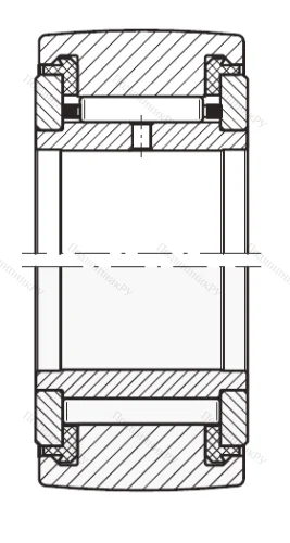 Игольчатый подшипник NATV 25 PP A от производителя  INA