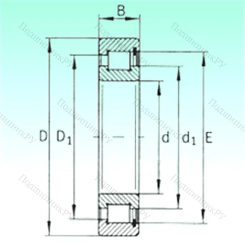 Подшипник роликовый радиальный SL 182213