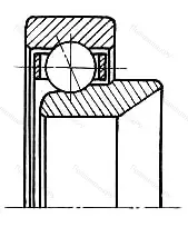 Модификация подшипника 226706К размер 30x62x26