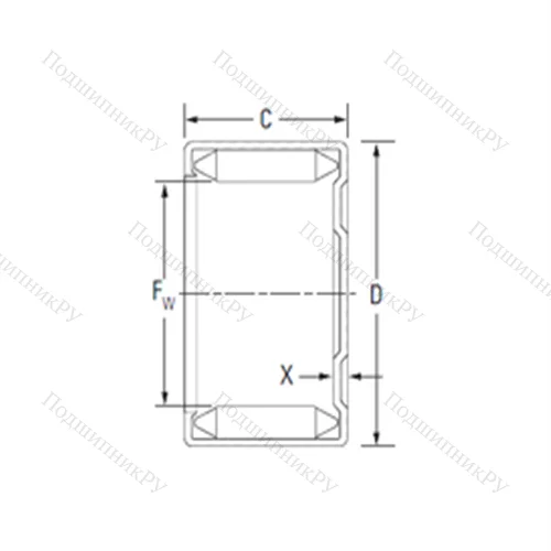Подшипник игольчатый радиальный M-26241