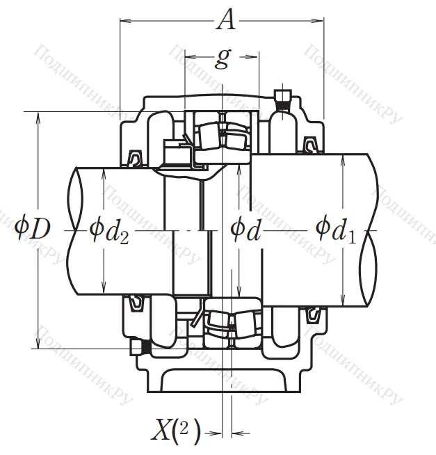 Сферический роликовый подшипник 22314 EAE 4 C 3