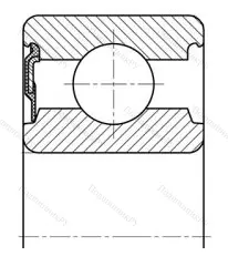 Модификация подшипника 20703А2 размер 17x40x14