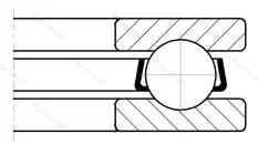 Модификация подшипника 8202С размер 15x32x12