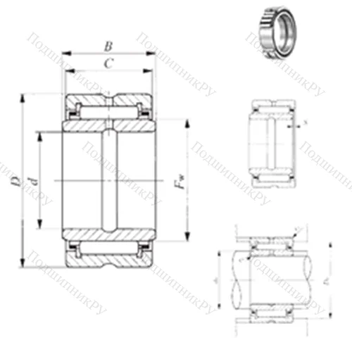 Подшипник игольчатый радиальный