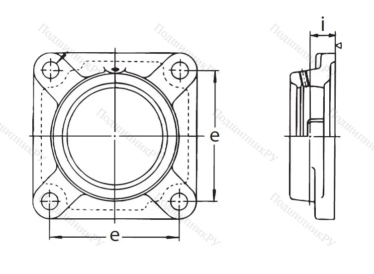 Подшипниковый корпус  F 208 (ASAHI)
